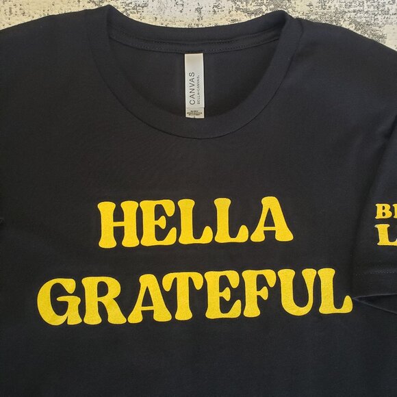 Hella Grateful Michael Franti + Spearhead Black Yellow Band Tshirt - Picture 3 of 11